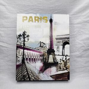 Paris Wooden Shadowbox Picture Eiffel Tower